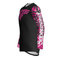 Supermoist 2023 Summer Riding Shirt  "Camo" Range in Black Pink - 2XL