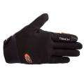 LIZZARD Knuckle - Long Finger Glove - BLACK/ORANGE | XL