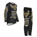 Supermoist 2023 Summer Riding Shirt and Pants "Exit" Range in Gold - XL | M
