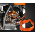Supermoist Exhaust Flange Guard For KTM, Husqvarna and Gas Gas 2017 - 2023 - Orange