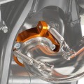 Supermoist Exhaust Flange Guard For KTM, Husqvarna and Gas Gas 2017 - 2023 - Orange