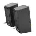 Redragon 2.0 Satellite Speaker Anvil 2 X 3W Rgb Usb Aux Gaming Speaker - Black