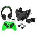 Sparkfox Xbox Series X Combo Gamer Pack With Headset Grip Pack Controller Skin Charging Dock 2 X Bat