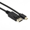 Gizzu Mini Dp To Dp 4K 30Hz 4K 60Hz 3M (Thunderbolt 2 Compatible) Cable - Black