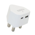 Gizzu Wall Charger Type C 20W Usb Sa 3 Prong - White