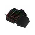 REDRAGON Diti Elite Pro One-Handed RGB Wireless Mechanical Gaming Keyboard