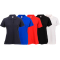 180g Pique Knit Ladies Polo Golf Shirt - Various Black 2XL