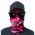 Multi-Use Tubular Bandana/Gator Face Shield - Pink Military Camo