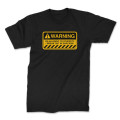 TON "Stupidity Warning" Unisex Premium T-Shirt - Black M