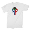 TON "SA Flag Punisher" Unisex Premium T-Shirt - White M
