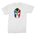 TON "SA Flag Spartan" Unisex Premium T-Shirt - White L