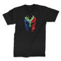 TON "SA Flag Spartan" Unisex Premium T-Shirt - Black L