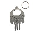 Metal Punisher Key Ring Bottle Opener