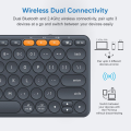 Astrum Multi-Device Dual Mode Bluetooth, Wireless Silent Keyboard - KT200