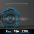 Astrum 3" 10W TWS True Wireless Round Barrel Speaker - ST330