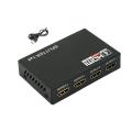 1080P HD 1 In 4 Out HDMI Splitter V1.4 HDMI Video Splitter One Input Four Output C... (COLOR: BLACK)