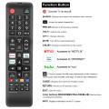 Samsung Smart TV Replacement Remote BN59-01315D