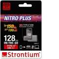 Strontium 128GB Nitro Plus OTG Type-C USB 3.1 Flash Drive