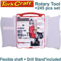 ROTARY Multi Function Tool 170W ACCESSORY SET 245PC WITH STAND AND FLEX SHAFT