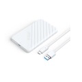 Orico 2.5-inch USB3.1 Gen 1 Type-C to USB-A Hard Drive Enclosure - White