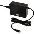 Port Connect 90W USB Type C Notebook Adapter - Black