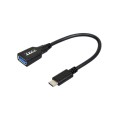 Port Connect 15cm Type C to USB3.0 Adapter - Black