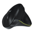 Port Connect Bluetooth + Wireless Rechargeable Ergonomic Mouse - Black