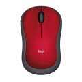Logitech M185 Wireless Optical Mouse - Red