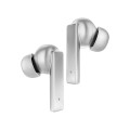 Burtone Metal Series Wireless Earbuds - Silver