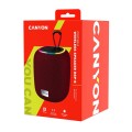 Canyon BSP-8 LED 10W Bluetooth Speaker - Red