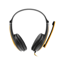 Canyon HSC-1 Basic PC Headset with Microphone - Black / Yellow
