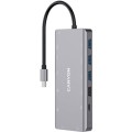 Canyon DS-12 Hub 13 in 1 4k USB C - Dark Grey
