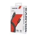 Canyon UC-44 Type-C to Type-C Cable 1m - Black