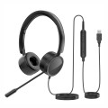 Parrot Wired Call Centre Headphones With Mic - Black