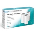 TP-Link Deco M4 AC1200 Whole-Home Mesh Wi-Fi System 3-pack - White