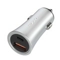 LOOPD Lite Dual Port PD Car Charger 20W - Silver