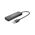Orico 4 Port USB 2.0 HUB with 30cm USB 2.0 cable - Black