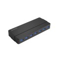 Orico 7 Port USB3.0 HUB with Power Supply - Black