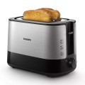 Philips Viva Collection Toaster  - Black / Silver