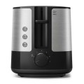 Philips Viva Collection Toaster  - Black / Silver
