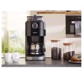 Philips 1.2L Grind & Brew Coffee Maker - Black / Silver