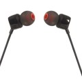 JBL Tune 110 in-Ear Headphones + Mic - Black