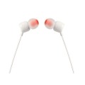 JBL Tune 110 In Ear Headphones With Mic - White