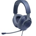 JBL Quantum 100 Wired Over-Ear Headphones - Blue