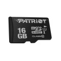 Patriot LX Class 10 16GB Micro SDHC Flash Memory Card - Black