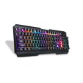 Redragon CENTAUR 2 104-Key Rainbow Membrane Gaming Keyboard - Black