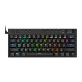 Redragon K632 Noctis 60% RGB Wireless Gaming Keyboard - Black