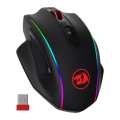 Redragon Vampire Elite Wireless 8 Button Ergonomic RGB Gaming Mouse  Black