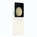 Samsung Galaxy Z Flip 5 Silicone Cover with Ring - Beige