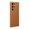 Samsung Galaxy S23 Ultra Leather Case - Camel